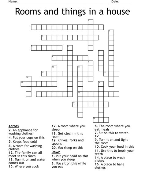 The Crossword Solver found 60 answers to "Rooms", 3 letters crossword clue. The Crossword Solver finds answers to classic crosswords and cryptic crossword puzzles. Enter the length or pattern for better results. Click the answer to find similar crossword clues . Enter a Crossword Clue.